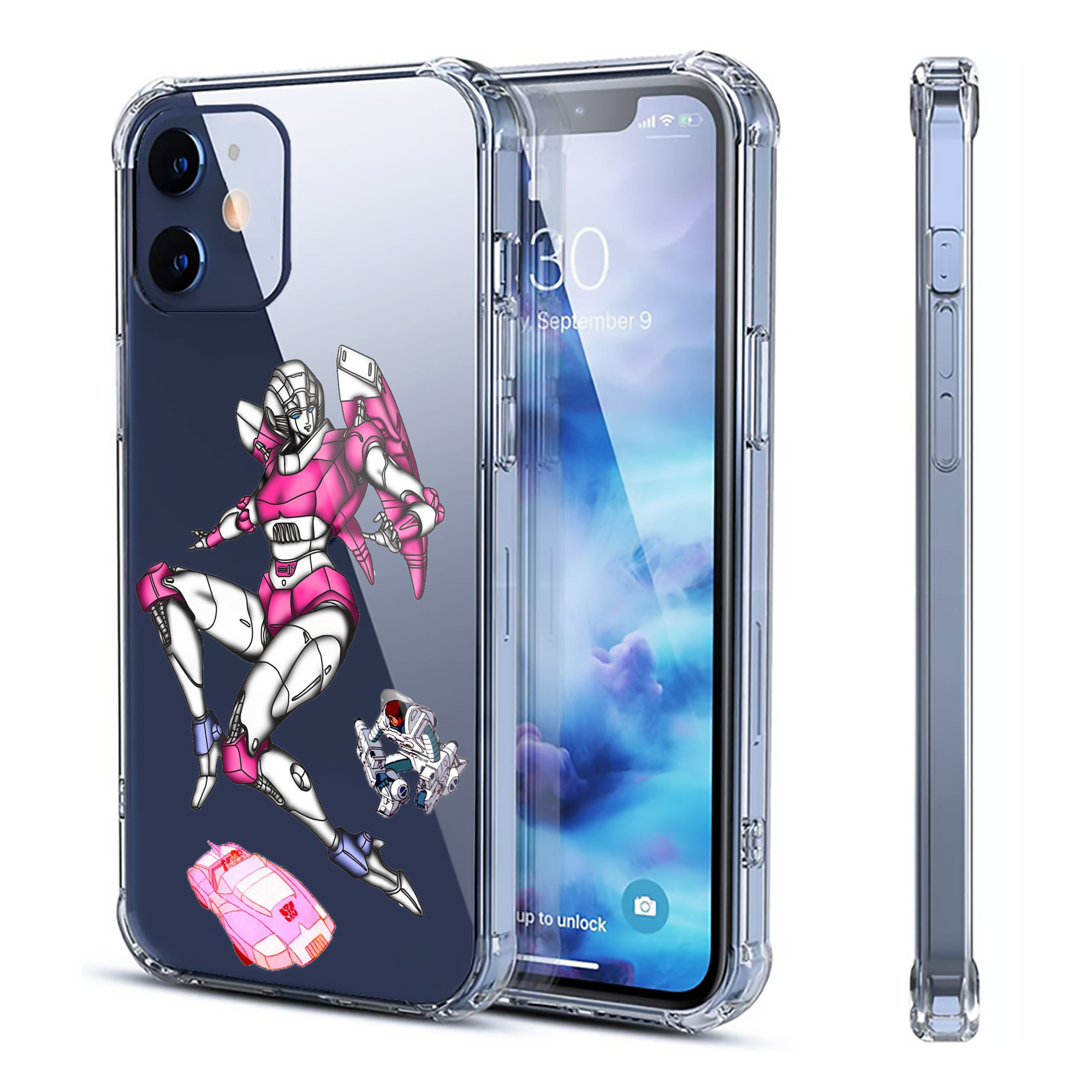 （画像用）  【iPhone 12シリーズ対応】透明スマホケース（クリアソフトケース）